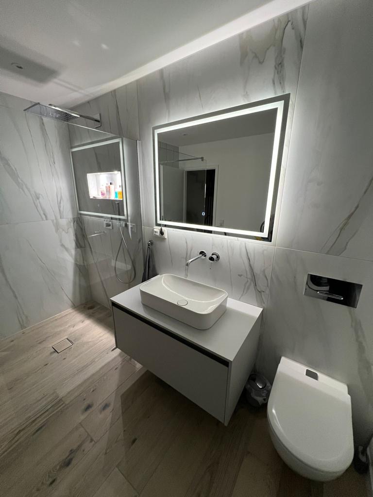 Badezimmer Sanierung mit GKB Decke
